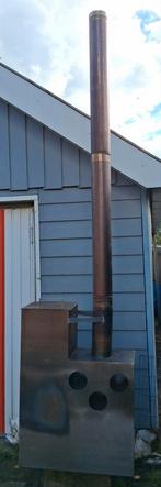 Houtkachel voor hottub - Warm je bad op!, Tuin en Terras, Bubbelbaden en Hottubs, Ophalen of Verzenden, Gebruikt, Vast, Inbouw