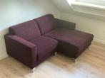 Lounge bank bordeaux rood, Ophalen, Gebruikt, Stof, Modern