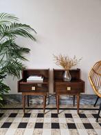 Vintage midcentury kastjes | nachtkastjes | retro, Ophalen, Gebruikt
