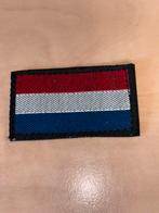 Vlaggetje nieuw model voor op softshell jas nfp 3x5cm, Ophalen of Verzenden, Landmacht, Nederland, Embleem of Badge