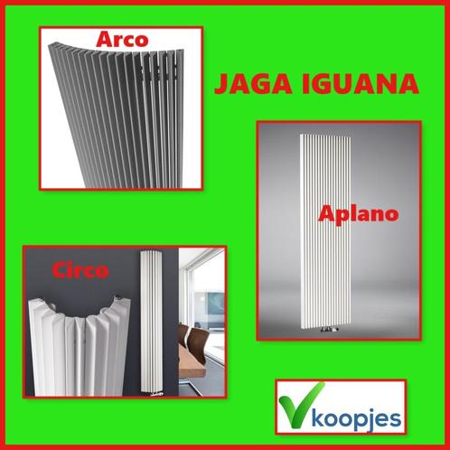 Jaga Iguana verticale radiatoren. Diverse modellen, Doe-het-zelf en Verbouw, Verwarming en Radiatoren, Nieuw, Radiator, 800 watt of meer
