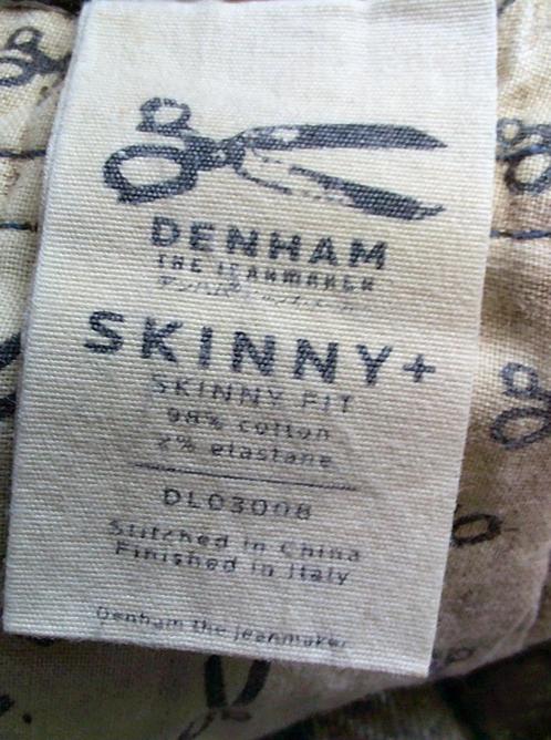 DENHAM ZGAN skinny stretch spijkerbroek maat 27[36], Kleding | Dames, Spijkerbroeken en Jeans, Zo goed als nieuw, W28 - W29 (confectie 36)