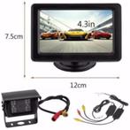 Achteruitrij camera + 4.3-monitor draadloos KJO66-D, Auto diversen, Auto-accessoires, ., Nieuw, Ophalen of Verzenden, .