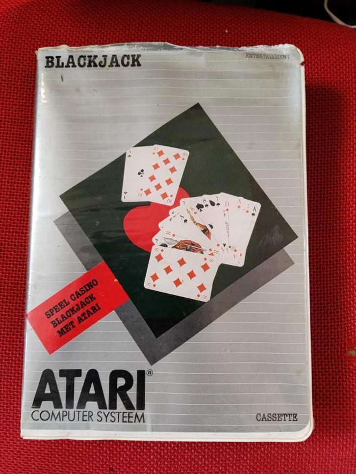 BlackJack - Atari 400/800 600XL/800XL - Origineel, Spelcomputers en Games, Games | Atari, Gebruikt, Atari 2600, Overige genres