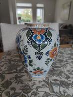 Vaas Delfts blauw handwerk handpainted klein chipje, Ophalen of Verzenden