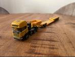 Herpa Scania 164L 8x4 met dieplader böckenholt, Ophalen of Verzenden, Zo goed als nieuw, Bus of Vrachtwagen, Herpa