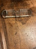 Glazen/kristallen? messenlegger of laag bakje, Antiek en Kunst, Ophalen of Verzenden