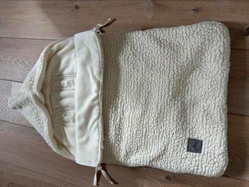 Jollein trappelzak teddy / fleece wit beschikbaar voor biedingen