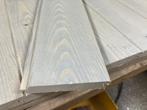 vuren schroten 1,8x 11cm grijs gebeitst overhangend veer gro, Doe-het-zelf en Verbouw, Hout en Planken, Nieuw, Plank, Minder dan 25 mm