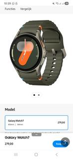 Galaxy watch 7 LTE, Gebruikt, Zwart, Samsung ⌚️, Ophalen of Verzenden