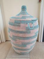 Afrikaanse wasmand van zeegras, Ophalen, Zo goed als nieuw, Rond, Riet