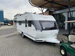 Hobby Prestige 560 wlu 2025 BLACKLINE ACTIE!!!, Standaardzit, Bedrijf, 2 aparte bedden, 5 tot 6 meter