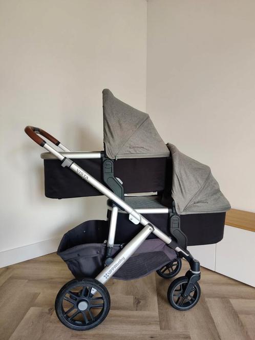 Duo kinderwagen tweeling, Kinderen en Baby's, Kinderwagens en Combinaties, Zo goed als nieuw, Overige merken, Ophalen