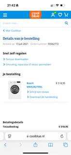 Bosch Wasmachine WAN28275NL - Zo goed als nieuw!, Ophalen of Verzenden, Zo goed als nieuw, Voorlader, Kort programma