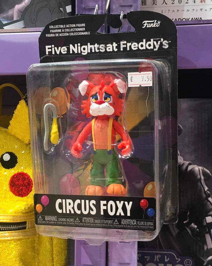Five nights at freddy’s circus foxy, Verzamelen, Poppetjes en Figuurtjes, Nieuw, Ophalen of Verzenden