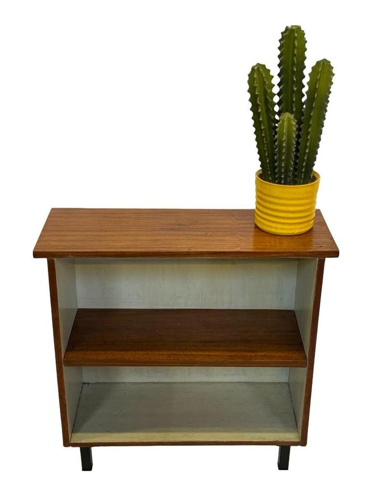 Vintage Compact Kastje Wandkastje Jaren 60 in teak, Antiek en Kunst, Antiek | Meubels | Kasten, Verzenden