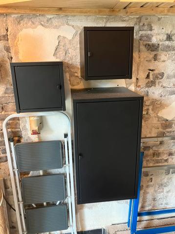 Locker kasten set | Mat Zwart  beschikbaar voor biedingen