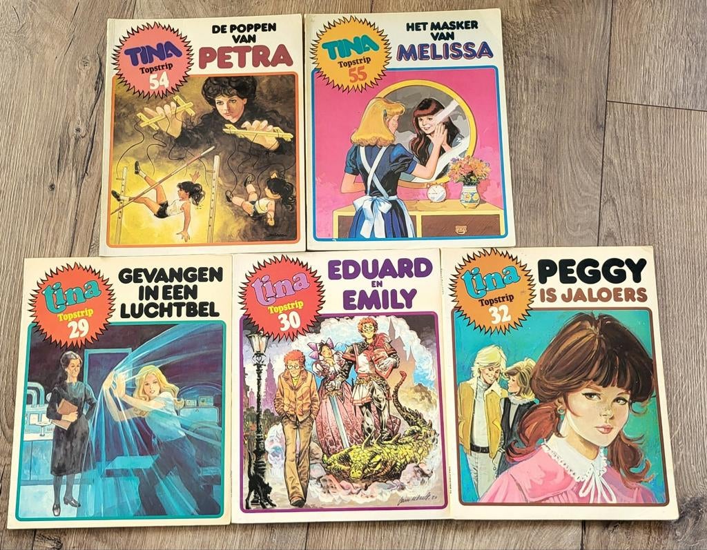 Tina Topstrip 29, 30, 32, 54, 55, Boeken, Stripboeken, Meerdere stripboeken, Ophalen, Gelezen, Tina