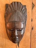 Houten masker uit Nigeria. 23x13cm., Ophalen of Verzenden