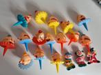Taart decoratie verjaardagstaart clowntjes prikkers cupcakes, Ophalen of Verzenden, Gebruikt, Cupcakes, Versiering