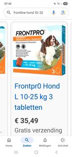 Frontline tekentabletten, Dieren en Toebehoren, Ophalen of Verzenden, Hond