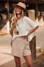 Moost wanted Sue wrap skirt maat L, Kort, Verzenden, Beige, Maat 42/44 (L)