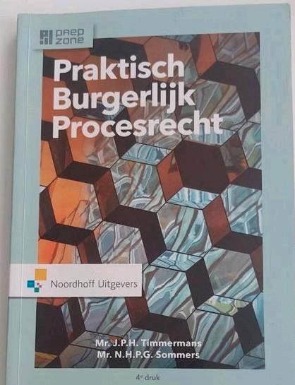 J.P.H. Timmermans - Praktisch burgerlijk procesrecht, Boeken, Studieboeken en Cursussen, Nieuw, Ophalen of Verzenden