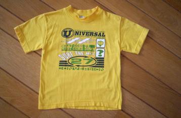 HEMA t- shirt geel maat 98 - 104 beschikbaar voor biedingen