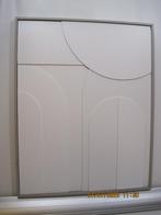 kunst schilderij 47/59 cm wit (368), Ophalen of Verzenden