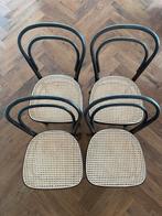 6 originele Thonet 214 stoelen - 500 euro, Huis en Inrichting, Ophalen, Riet of Rotan, Gebruikt, Bruin