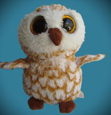Ty Uil~Beanie Boo Uiltje Bruin~ca 15 cm~Bruine Uil beschikbaar voor biedingen