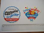 sticker oud Oeteldonk carnaval den bosch Pall mall 82 78 cv, Verzamelen, Stickers, Verzenden, Zo goed als nieuw, Bedrijf of Vereniging
