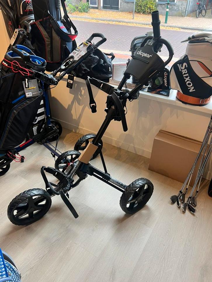 Clicgear 4.0 Black GOEDKOOPSTE VAN NL, Sport en Fitness, Golf, Nieuw, Golfkar, Overige merken, Ophalen of Verzenden