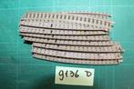 Fleischmann rails 9136 met donkere bedding, Gebruikt, Gelijkstroom, Verzenden, Fleischmann