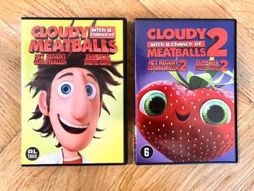 Cloudy with a Chance of Meatballs 1 + 2 (krasvrij, met NL)