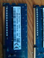 2x 4gb ddr3l geheugenmodules, Computers en Software, RAM geheugen, Gebruikt, 8 GB, DDR3, Ophalen of Verzenden