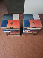 Twee kartonnen Bijzettafeltjes Krukjes of nachtkastjes, Ophalen, Minder dan 55 cm, Gebruikt, Rechthoekig