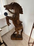 Groot Houten Paard - Decoratief Beeld 160cm, Ophalen of Verzenden