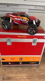Traxxas Rustler VXL met opbergkist en veel extra’s, Hobby en Vrije tijd, Ophalen, Gebruikt, Elektro, Auto offroad