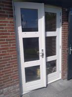 Kozijn met dubbele deuren 2 sets, Ophalen, Glas, 120 cm of meer, 215 cm of meer