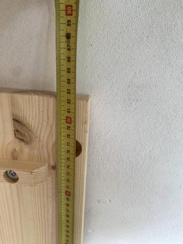 Twee houten Ivar kastdeurtjes van Ikea - 42 breed x 83 hoog - afbeelding 4