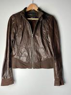 Arma | Jasje | Blazer | Jas | Leer | Leren | Bruin | Jack 38, Kleding | Dames, Jassen | Winter, Bruin, Arma, Zo goed als nieuw