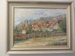 Schilderij van de Elzas   58x46 cm, Ophalen of Verzenden
