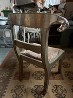 Stoel met ramskoppen, Ophalen, Gebruikt, Hout, Eén