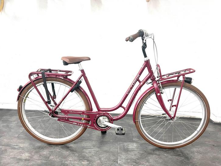 Victoria Retro Transport Dames Fiets 55 cm, Fietsen en Brommers, Fietsen | Dames | Damesfietsen, Zo goed als nieuw, Gazelle, Versnellingen