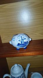 Delfts blauwe spaarpot - molen, Ophalen of Verzenden