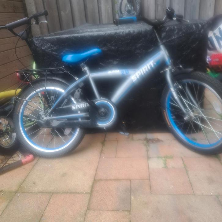 Jongensfiets Spirit Alpha 20 inch, Fietsen en Brommers, Fietsen | Jongens, Gebruikt, 20 inch, Handrem, Ophalen