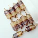 Set van 10 Vintage Gold Foil Lampwork hangers, Ophalen, Nieuw, Hanger
