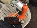 Soldeer brander compleet met brander, 2 m slang en gasfles, Ophalen, Gebruikt