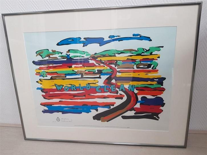 Art project 1991 - 1993, Skybox Ajax Amsterdam,, Antiek en Kunst, Kunst | Litho's en Zeefdrukken, Ophalen of Verzenden